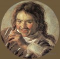 Garçon tenant une flûte portrait Siècle d’or néerlandais Frans Hals